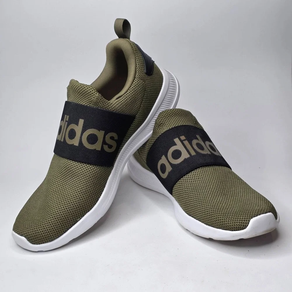 Adidas Lite Racer Adapt 4.0 Men's Sneakers Size 12 Green Slip On Running Shoes